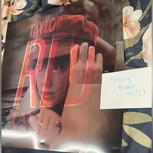 Taylor Swift Red Taylor’s Version Lenticular Poster